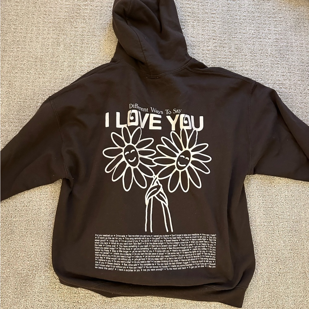 XL, lonely ghost hoodie, “This song reminds me of you”